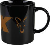 Fox Black and Orange Logo Ceramic Mok - dé KarperCentrale